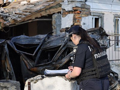 Патрульные показали, как спасали пострадавших после атаки беспилотников на Николаев (видео)