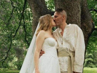 Евгений Клопотенко женился в Ботаническом саду: свадьба без подготовленного сценария
