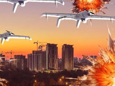 Массированная атака дронов на Москву: горит крупнейший нефтеперерабатывающий завод