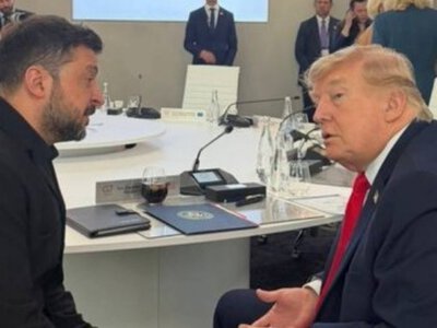 Зеленский рассказал, о чем говорил с Трампом во Франции