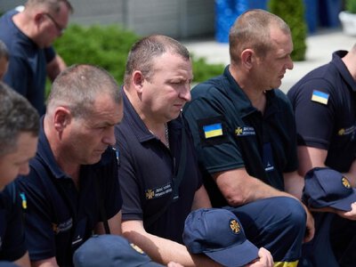 В Харькове провели в последний путь погибших спасателей ГСЧС