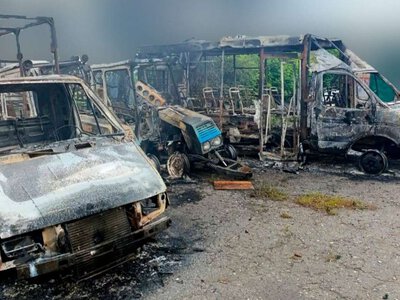 FPV-дрон уничтожил технику коммунальных служб в Дружковке