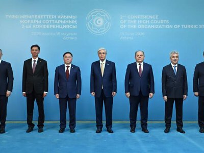 Президент встретился с председателями верховных судов стран – участниц Организации тюркских государств