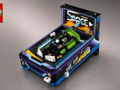 LEGO представил уникальный пинбол-автомат: классика аркадных игр своими руками