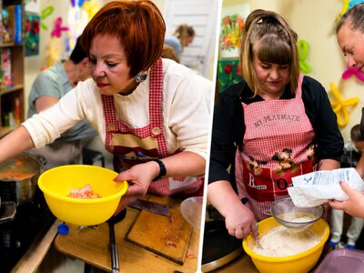 У Запоріжжі переселенці Маріуполя та Комиш-Зорі обмінялися кулінарними традиціями