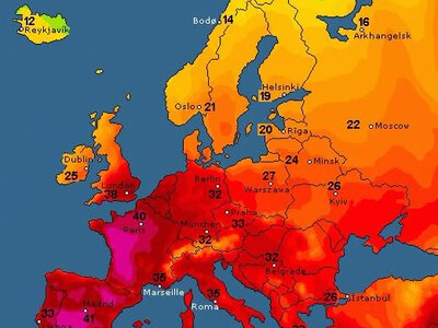 На выходных Украину охватит жара до +32°С