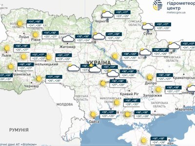 Погода на 20 июня 2026 года в Украине: тепло до +28°C и никаких осадков