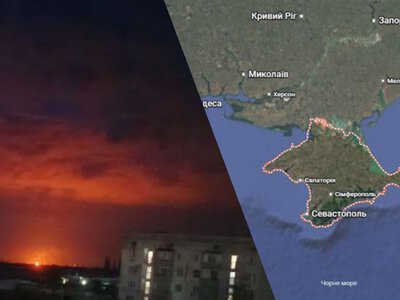 Добрые ночью нагрянули в Крым: горели важные объекты