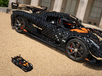Развил скорость свыше 100 км/ч: суперкар из Lego установил рекорд скорости (видео)