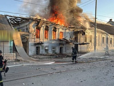  Россияне ночью ударили дронами по Запорожью, есть погибшая и пострадавшие 