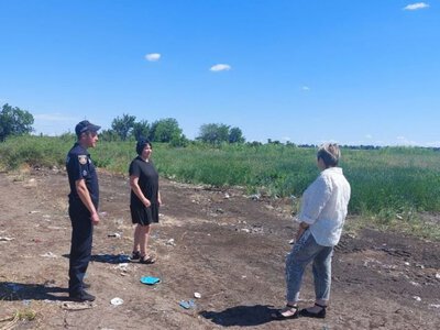 У Вільнянську перевірили місця стихійних сміттєзвалищ