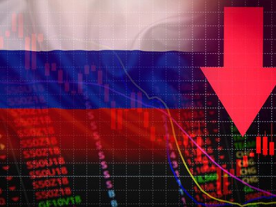 Финансовый обвал в России: индекс Московской биржи упал до минимума за три года