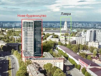 Рядом с Киево-Печерской лаврой планируют построить 25-этажное здание: почему киевляне против