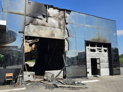 У Дніпровському районі Запоріжжя екологи зафіксували наслідки нічного обстрілу