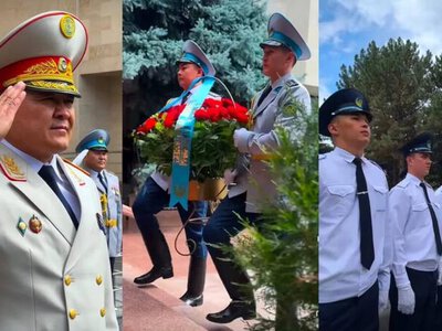 Память, объединяющая поколения: в Алматы почтили погибших сотрудников полиции