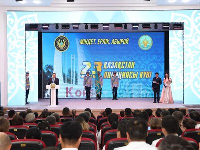 В Алматинской области отметили День полиции Республики Казахстан