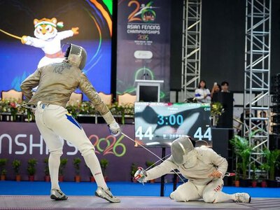 Алматинские саблисты стали бронзовыми призерами чемпионата Азии