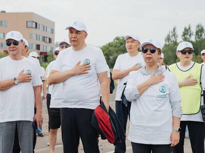 В Астане накануне Дня медицинского работника состоялся забег «Walk the Talk»