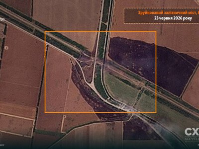 ССО уничтожили железнодорожный мост через Северо-Крымский канал: появились спутниковые снимки (фото)