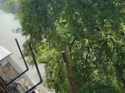 Взрыв в центре Киева: людей предупредили об опасности из-за токсического дыма