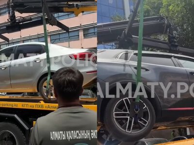  Десятки авто увезли на штрафстоянку в центре Алматы 
