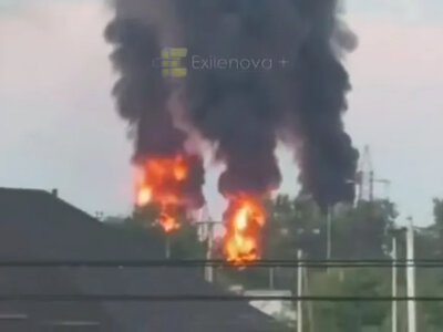В Краснодарском крае после атаки БПЛА загорелась Полтавская нефтебаза