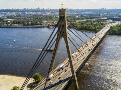 Северный мост в Киеве частично перекроют из-за ремонтных работ