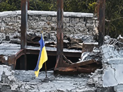 Украинский флаг снова над Кинбурнской косой: оккупанты начали отступление
