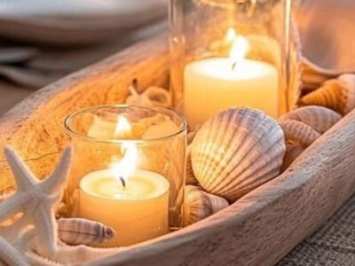 Летние подставки под свечи своими руками: идеи с фото