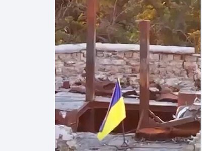 Украинский флаг на Кинбурнской косе: бойцы ВСУ заставили врага отступить (видео)