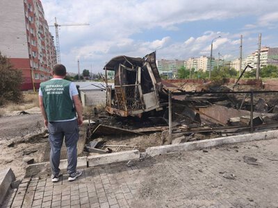 Понад 300 м² забруднено уламками: екологи обстежили наслідки удару в Запоріжжі