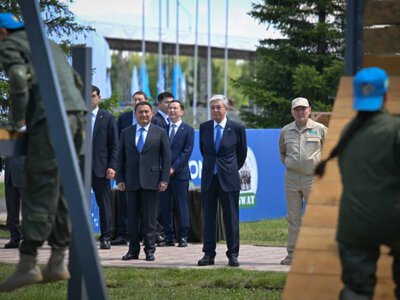 Президент посетил Военный колледж имени Шокана Уалиханова