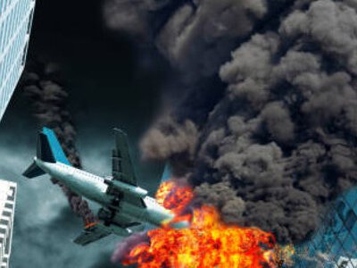  Самолет врезался в самый высокий небоскреб Пекина 