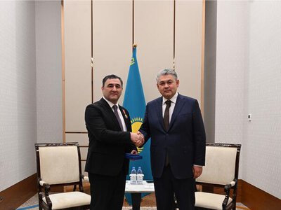 Министр иностранных дел Казахстана принял Посла Азербайджанской Республики
