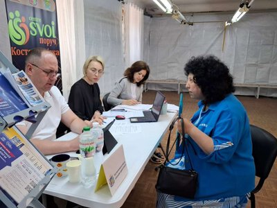 Начальник Константиновской ГВА провёл личный приём переселенцев в Киеве