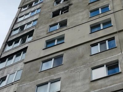 российский БПЛА попал в многоквартирный дом в Харькове, женщина испытала стресс