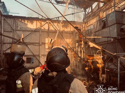 В Донецкой области спасатели потушили три пожара, вызванные российскими обстрелами