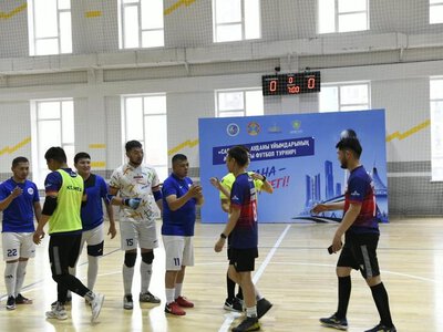 День столицы: в Астане прошел турнир по футболу среди районных организаций и ведомств