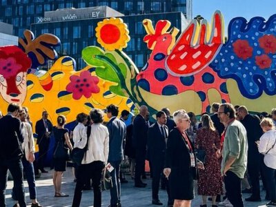 В Гданьске на URC 2026 представили скульптуры, посвященные творчеству Марии Примаченко