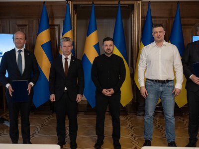 Зеленский: Украина и Швеция заключили соглашение о закупке 16 истребителей Gripen E