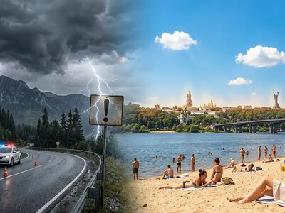 Прогноз на 1 июля: в Киеве — до +33 °C, а на Западе объявлен желтый уровень опасности