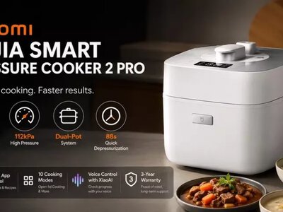 Xiaomi анонсировала умную скороварку с рекордным давлением 112 кПа и мощностью 2200 Вт