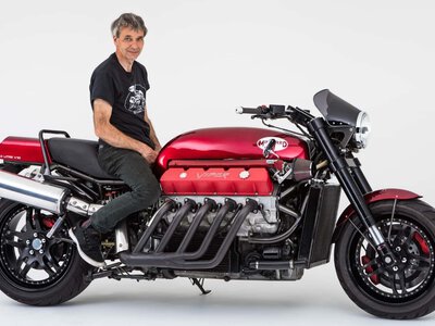 На аукцион выставили безумный байк с 8,0-литровым 500-сильным V10 (фото)