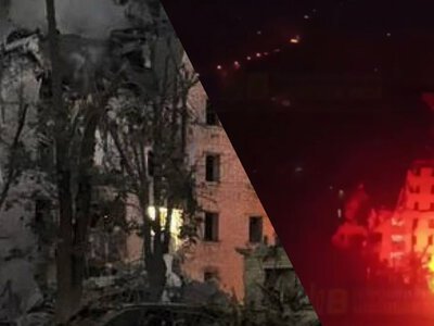 Россия нанесла удар по многоэтажному дому в Киеве: разрушено несколько этажей
