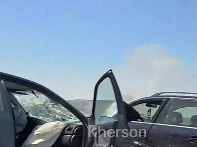 На трассе Николаев — Херсон столкнулись три автомобиля