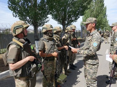 Будущие военные специалисты КазУТБ прошли первую полевую практику