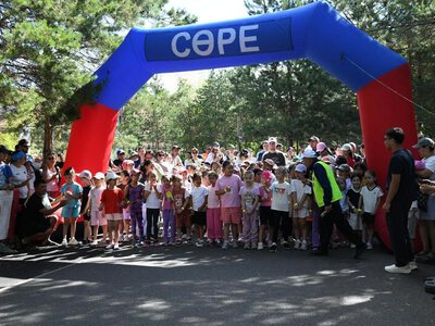 В Астане среди детей прошли соревнования по бегу KIDS RUN