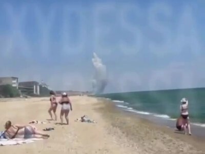 На пляже в Одесской области прогремел взрыв (видео)