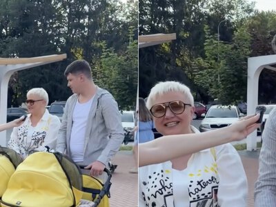 Украинка, которая старше своего мужа на 28 лет, разорвала сеть (видео)
