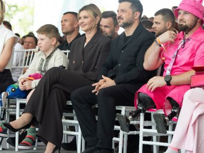 В Одессе президент и первая леди встретились с ветеранами Superhumans